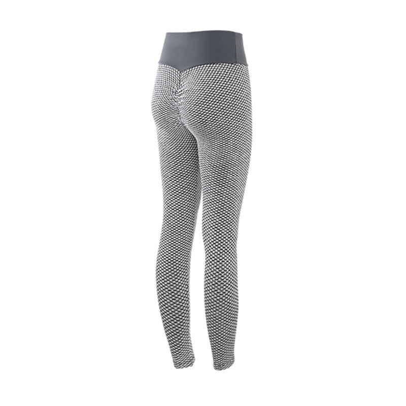 Knit Scrunch Fitness Leggings: High-Waist Seamless Yoga Pants