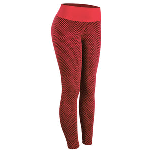 Knit Scrunch Fitness Leggings: High-Waist Seamless Yoga Pants