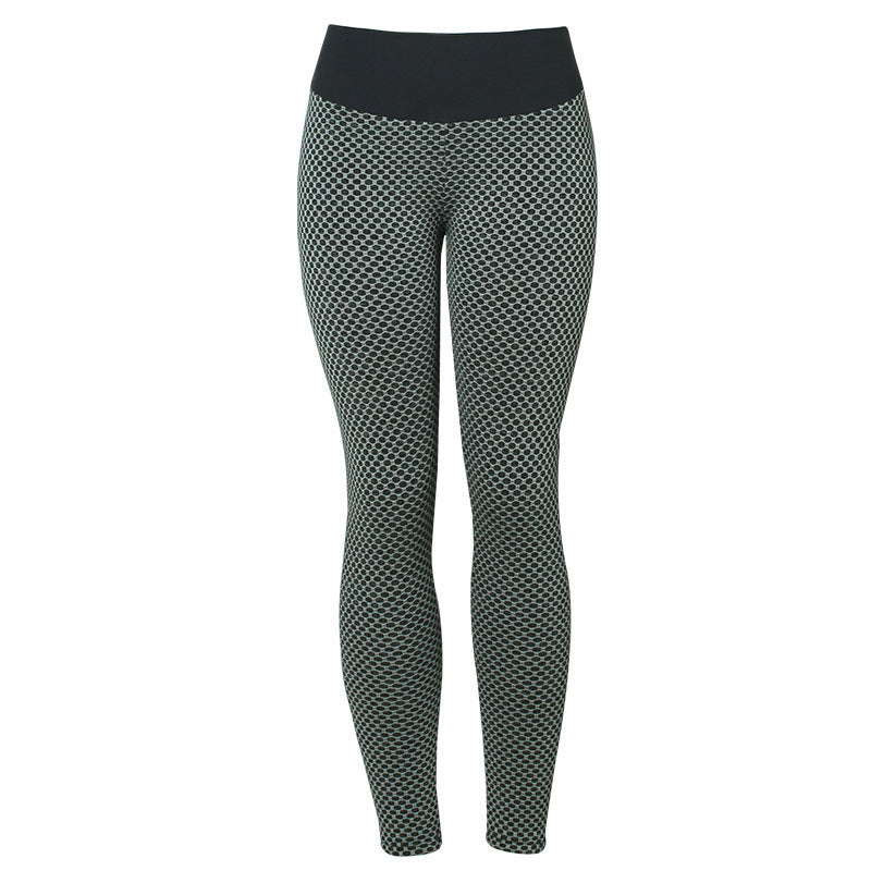 Knit Scrunch Fitness Leggings: High-Waist Seamless Yoga Pants