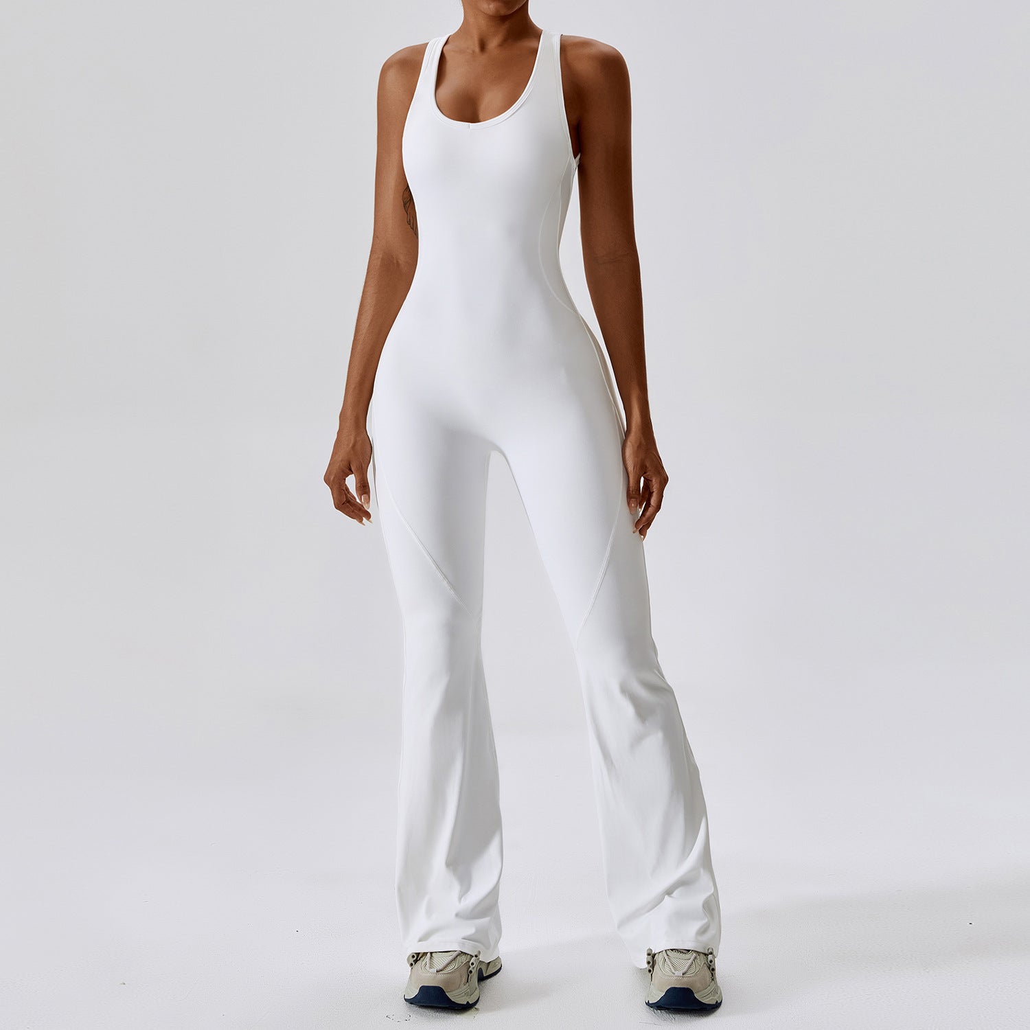 The V-Back Flared Jumpsuit