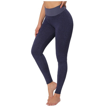 Knit Scrunch Fitness Leggings: High-Waist Seamless Yoga Pants